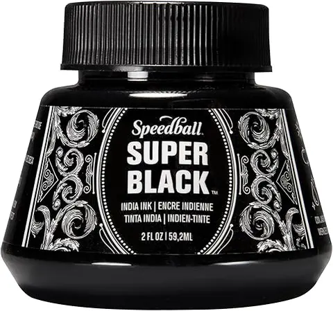 Speedball Super Black India Ink