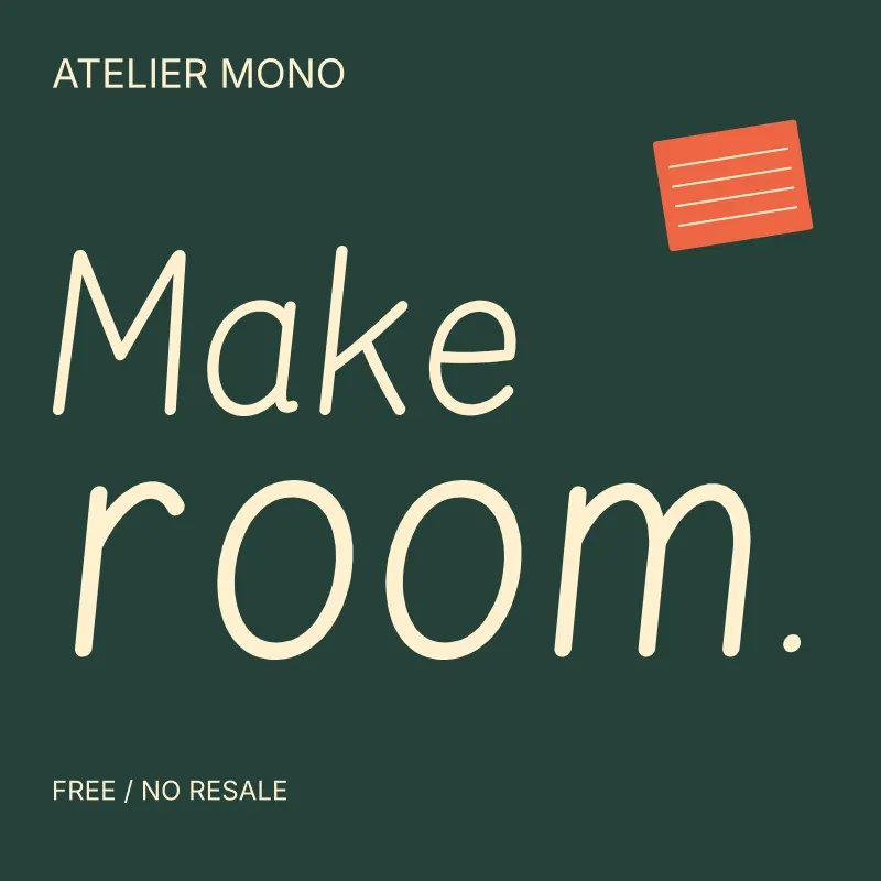 Atelier Mono: free font preview