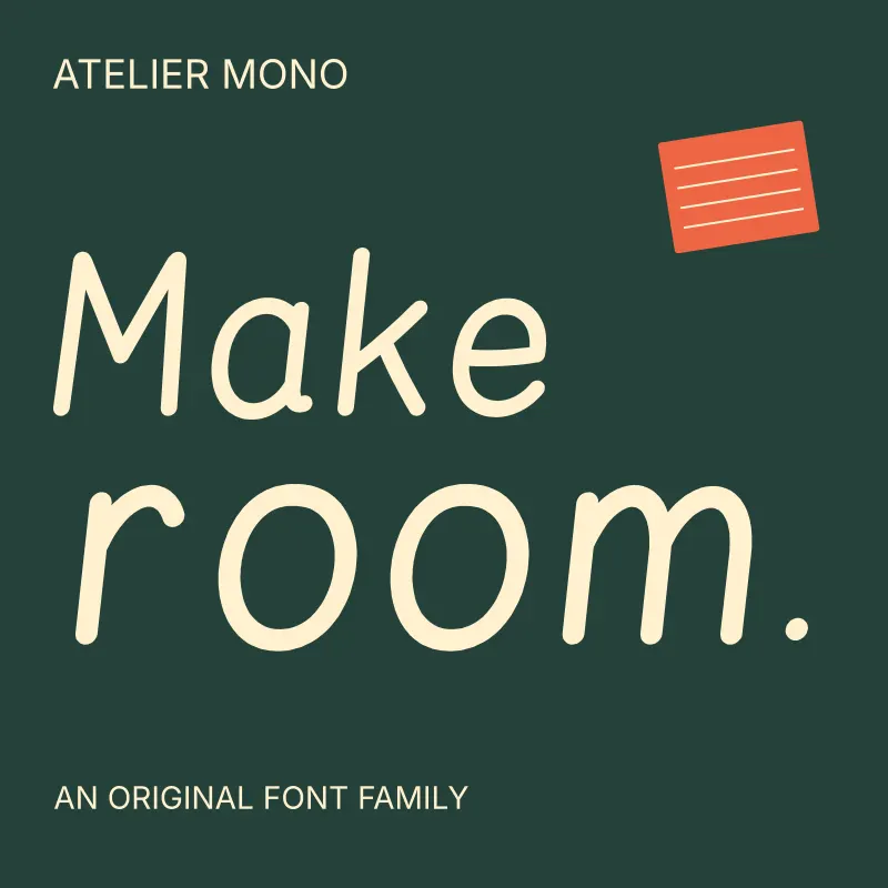 Atelier Mono paid font family thumbnail