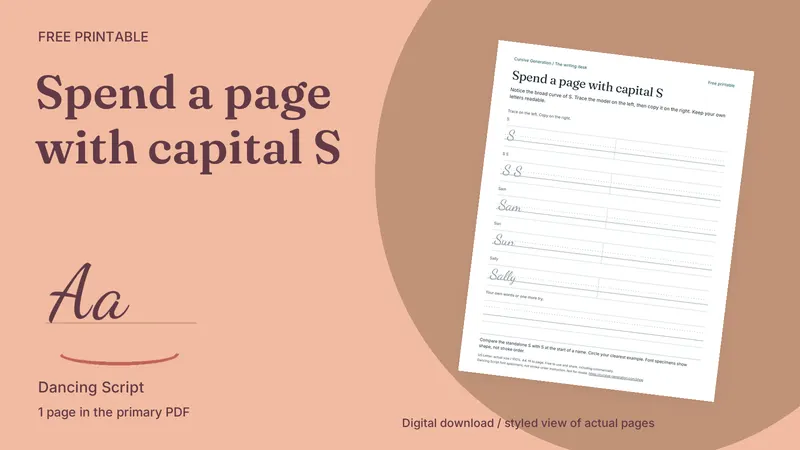 Spend a page with capital S: styled actual-page preview