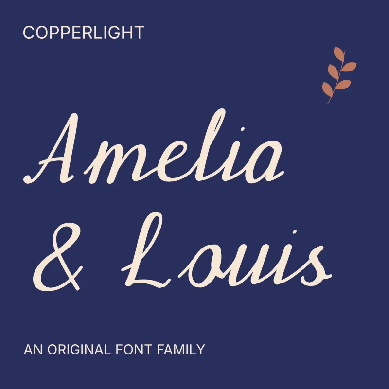 Copperlight paid font family thumbnail