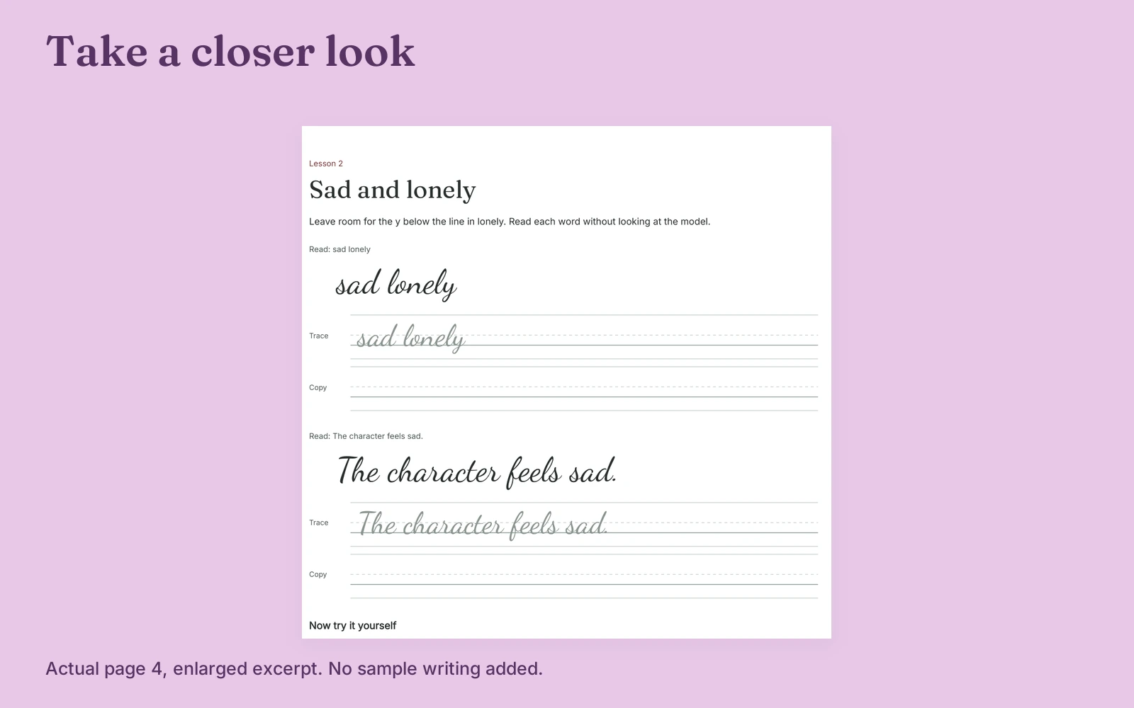 Enlarged, unaltered excerpt of actual page 4