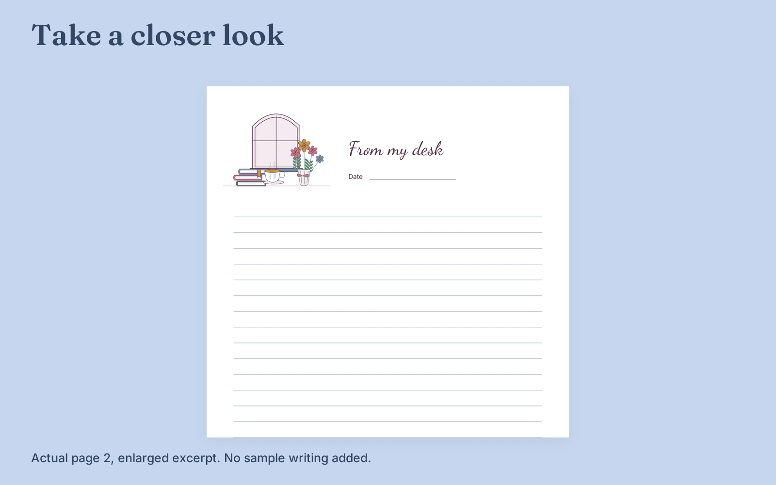Enlarged, unaltered excerpt of actual page 2