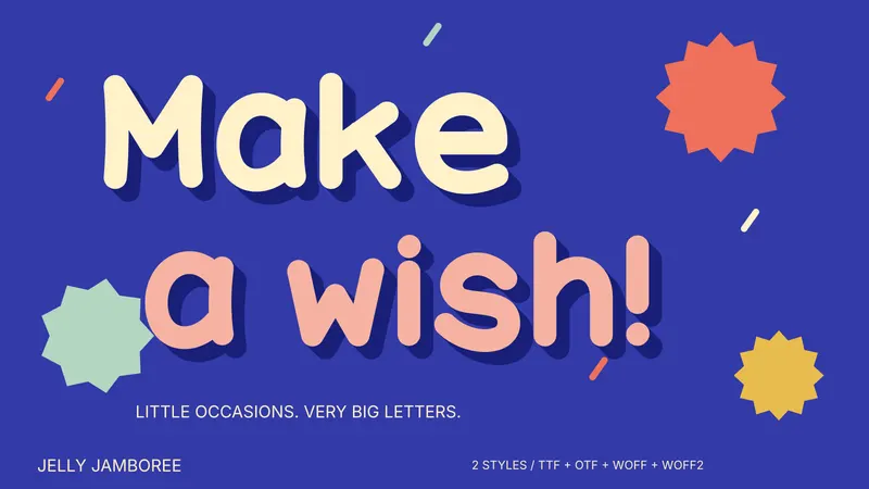 Jelly Jamboree paid font family