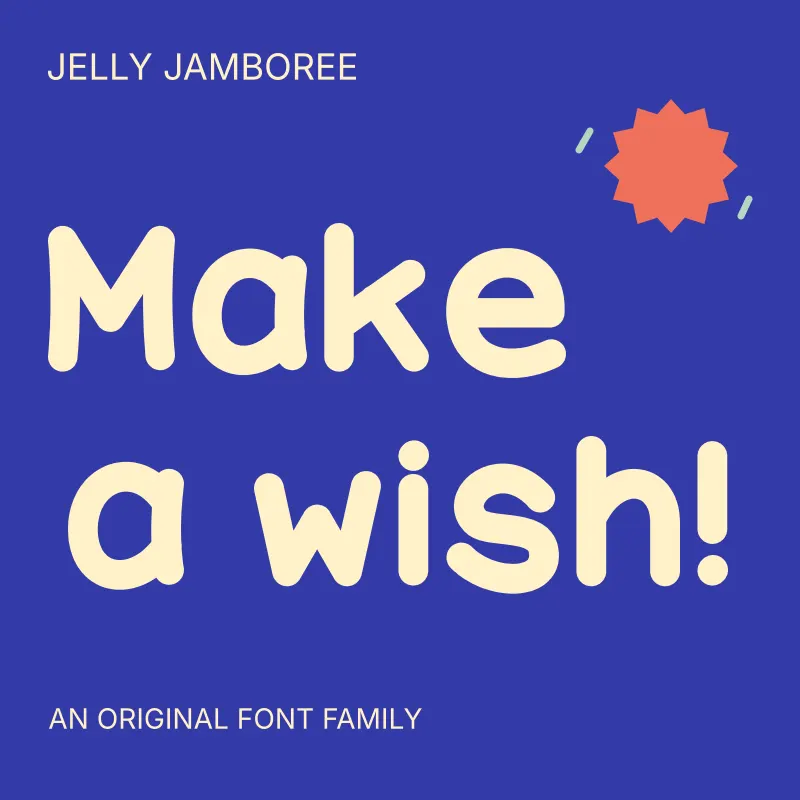 Jelly Jamboree paid font family thumbnail