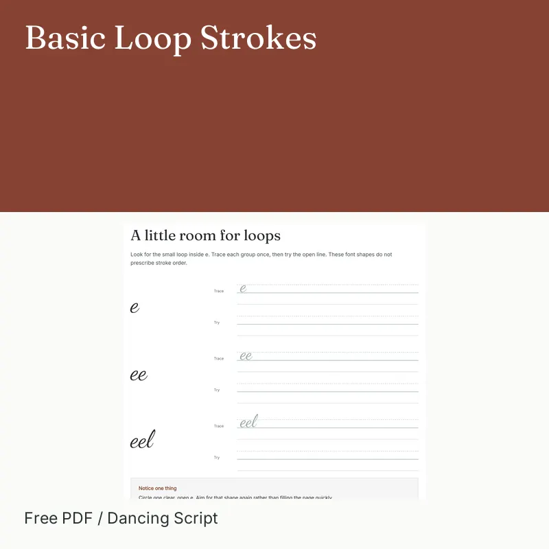 Basic Loop Strokes