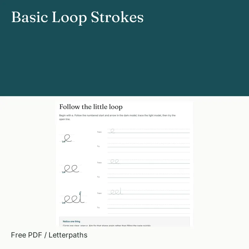 Basic Loop Strokes