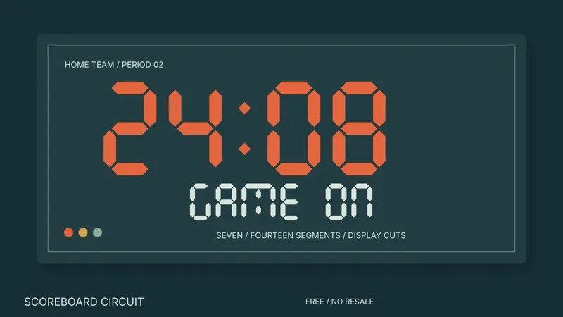 Scoreboard Circuit: actual-font campaign