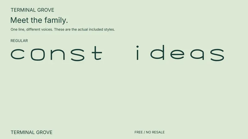 Terminal Grove: the included free style