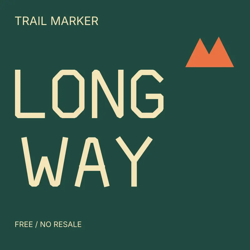 Trail Marker: free font preview