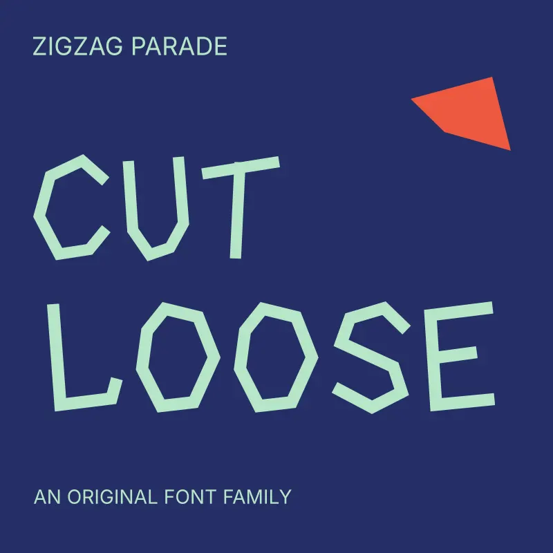 Zigzag Parade paid font family thumbnail